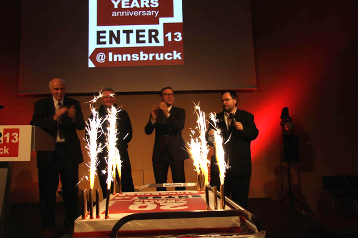 ___ Dimitrios Buhalis with IFITT Presidents 20years